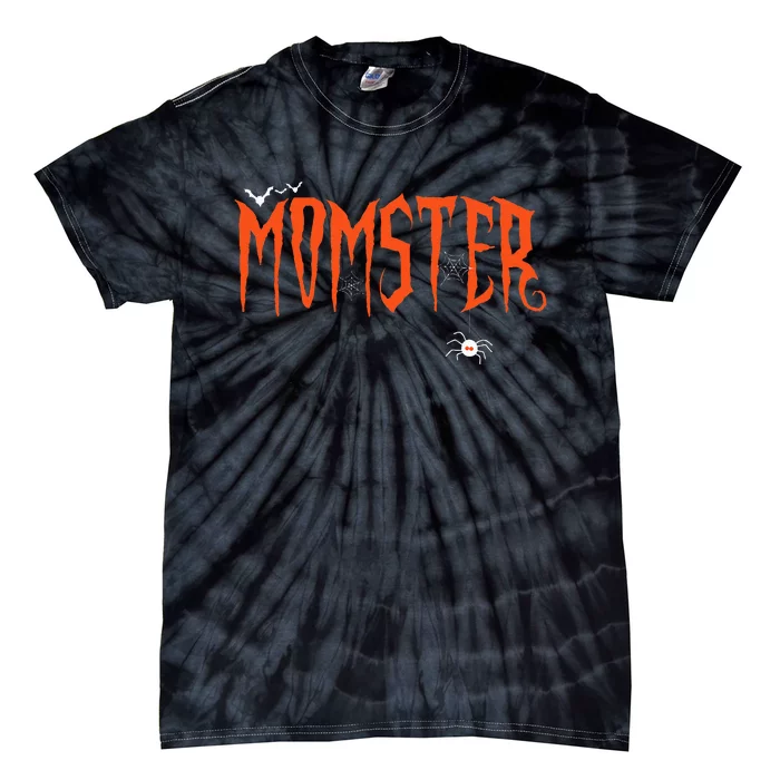 Momster Mom Funny Halloween Costume Family matching Tie-Dye T-Shirt