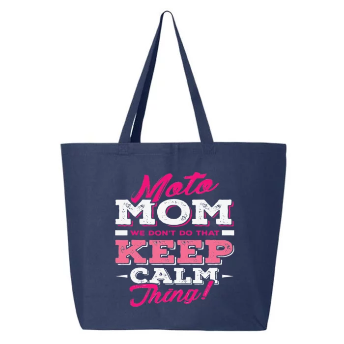 Moto Mom Funny Motocross Dirt Bike 25L Jumbo Tote