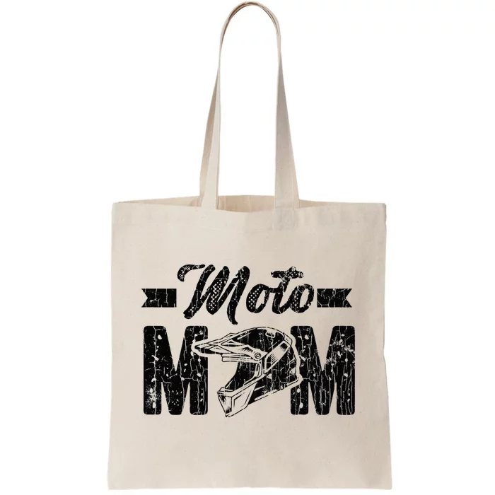 Moto Mom Funny Mudd Racing Bogging Mudding Graphic Tote Bag