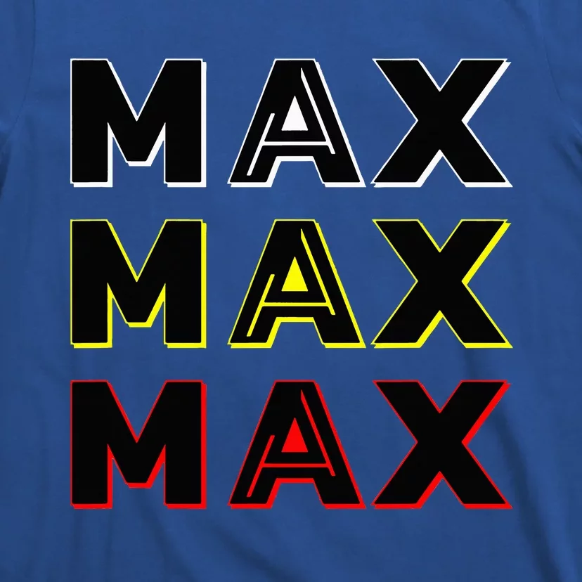 Max Max Formula Racing Driver Fan Team Box Box Box T-Shirt