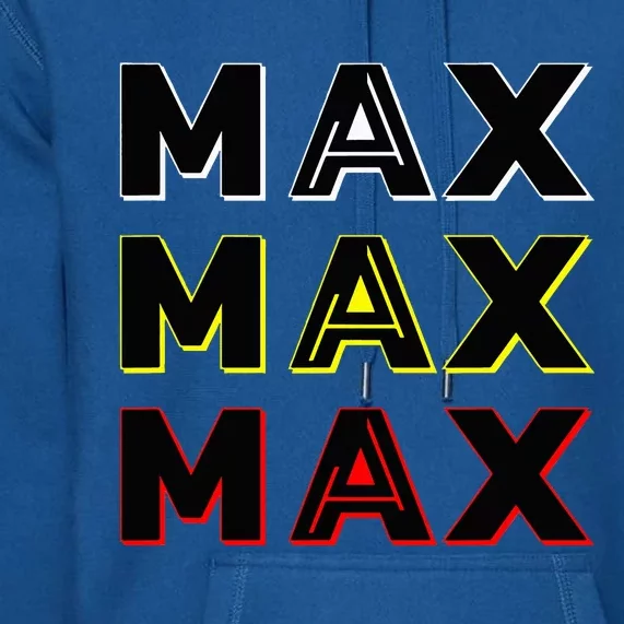 Max Max Formula Racing Driver Fan Team Box Box Box Premium Hoodie