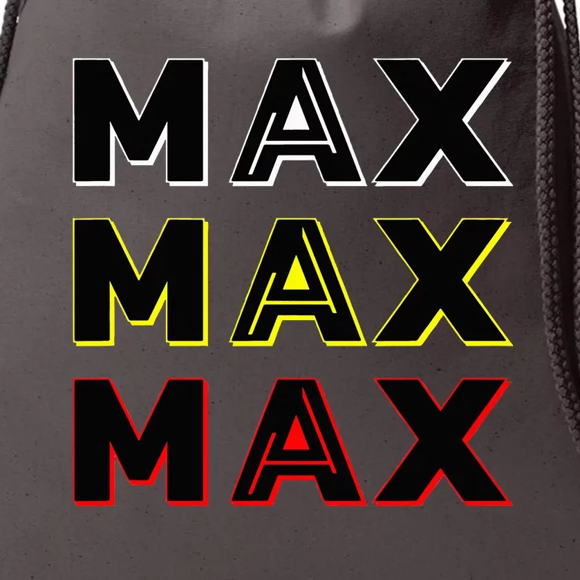 Max Max Formula Racing Driver Fan Team Box Box Box Drawstring Bag