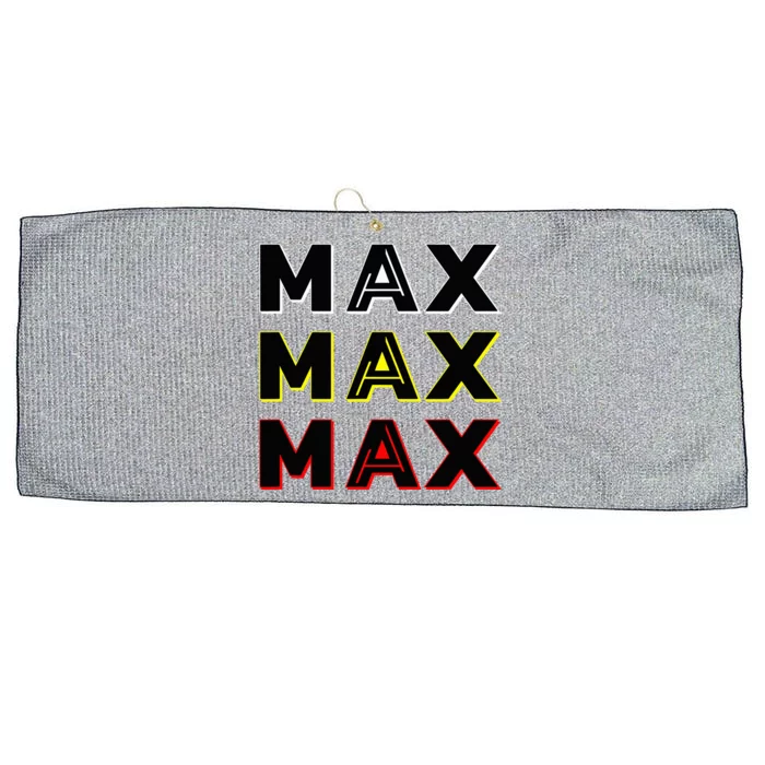 Max Max Formula Racing Driver Fan Team Box Box Box Large Microfiber Waffle Golf Towel