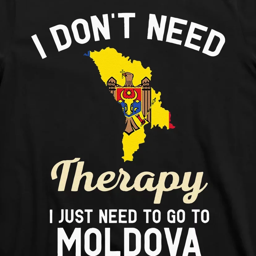 Moldova Moldovan Flag Map Travel Gifts T-Shirt