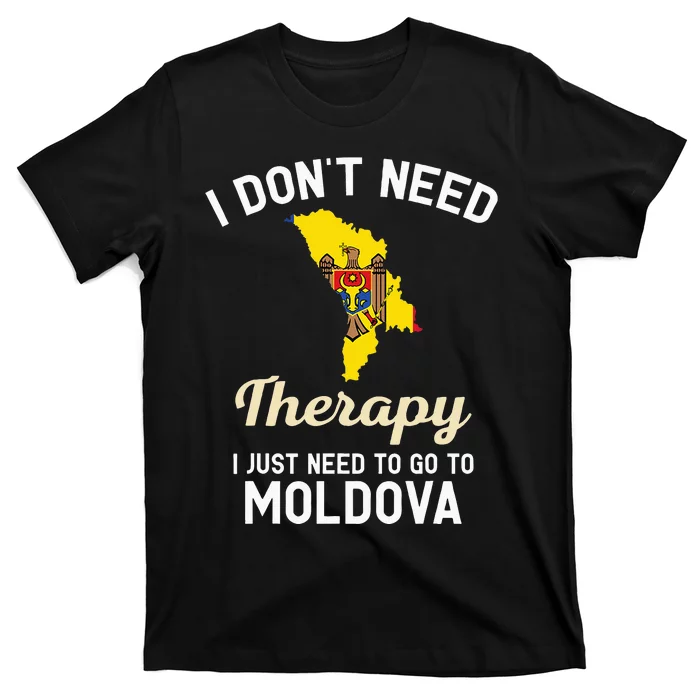 Moldova Moldovan Flag Map Travel Gifts T-Shirt