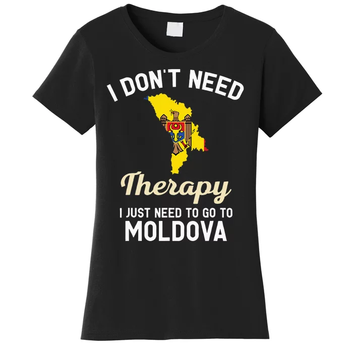 Moldova Moldovan Flag Map Travel Gifts Women's T-Shirt