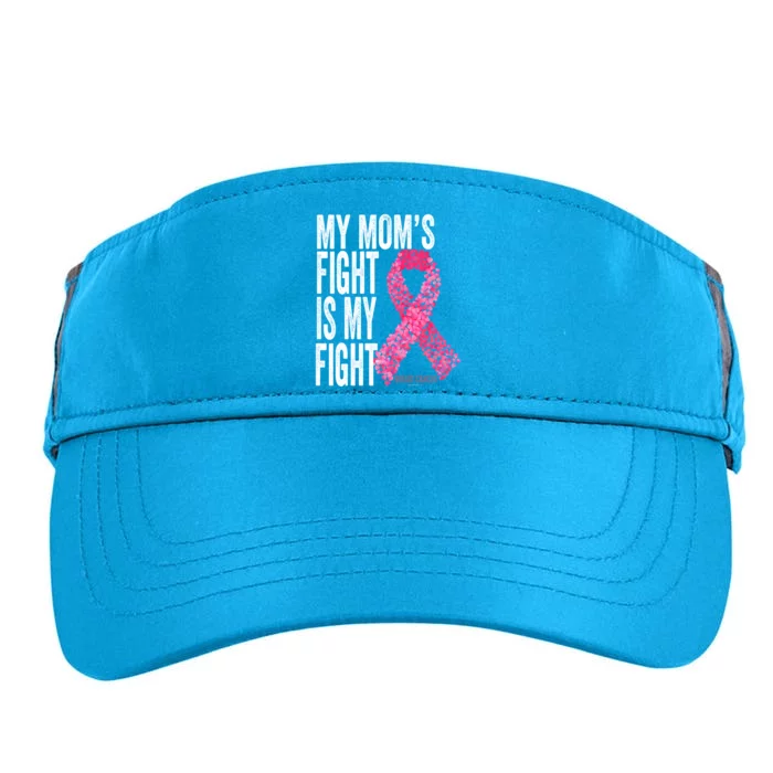 My Mom's Fight Is My Fight Breast Cancer Awareness Funny Gift Meaningful Gift Adult Drive Performance Visor