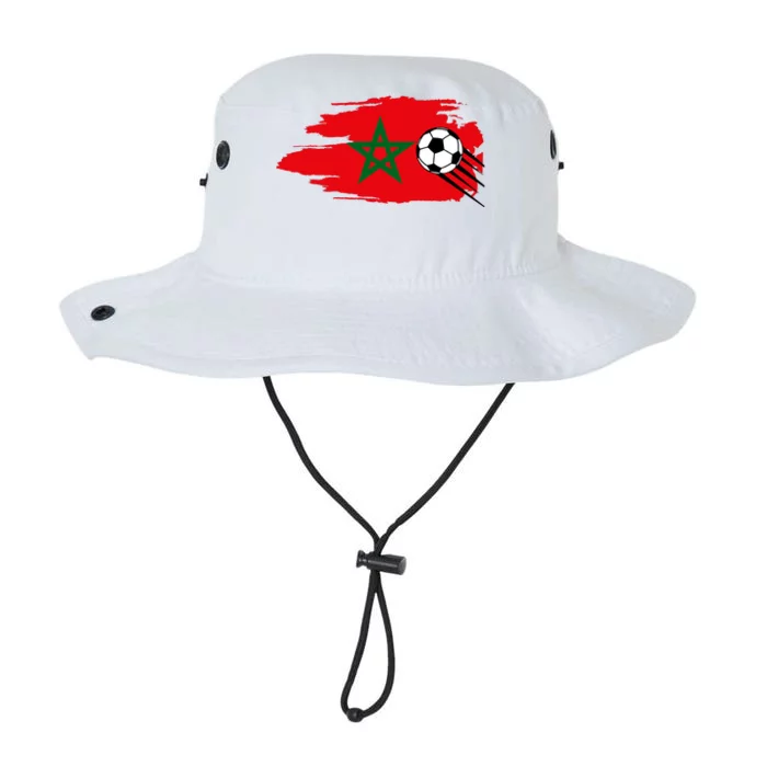 Morocco Moroccan Flag Soccer Football Lover Legacy Cool Fit Booney Bucket Hat