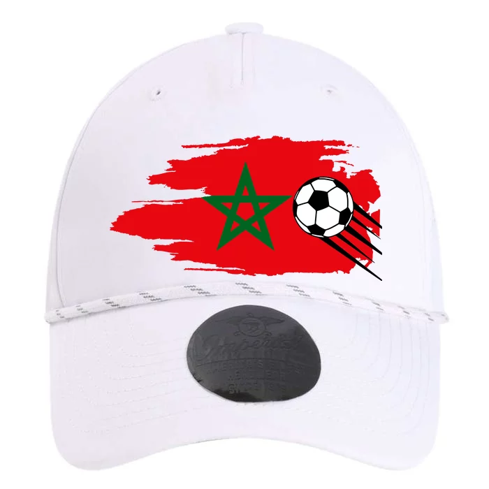 Morocco Moroccan Flag Soccer Football Lover Performance The Dyno Cap