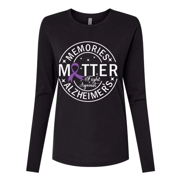 Memories Matter Fight Against AlzheimerS Womens Cotton Relaxed Long Sleeve T-Shirt