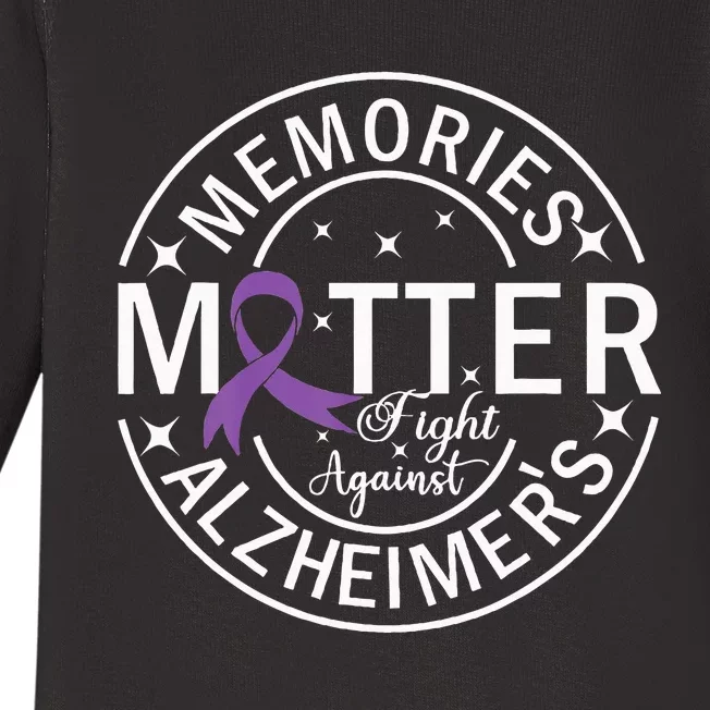 Memories Matter Fight Against AlzheimerS Baby Long Sleeve Bodysuit