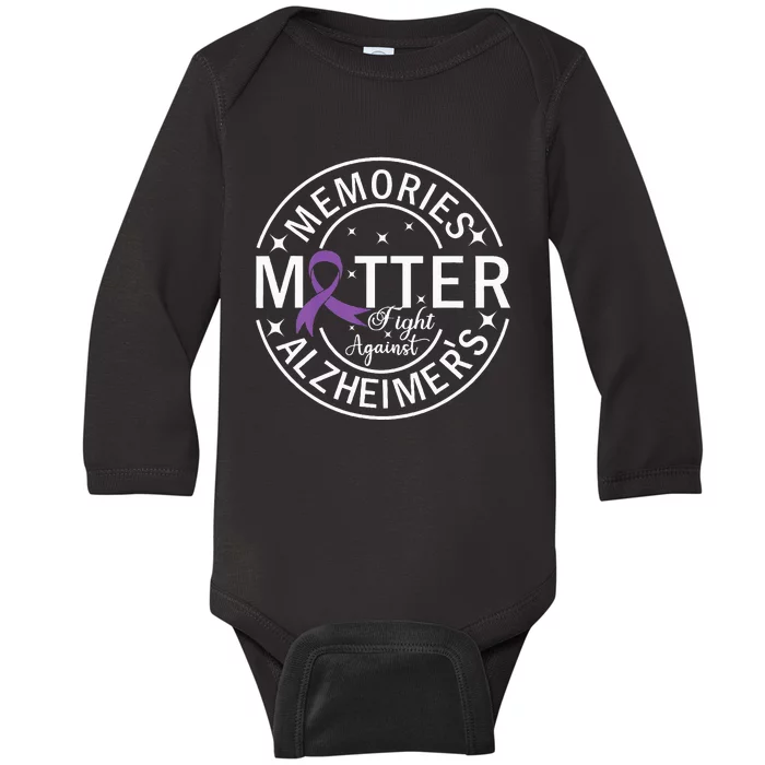 Memories Matter Fight Against AlzheimerS Baby Long Sleeve Bodysuit