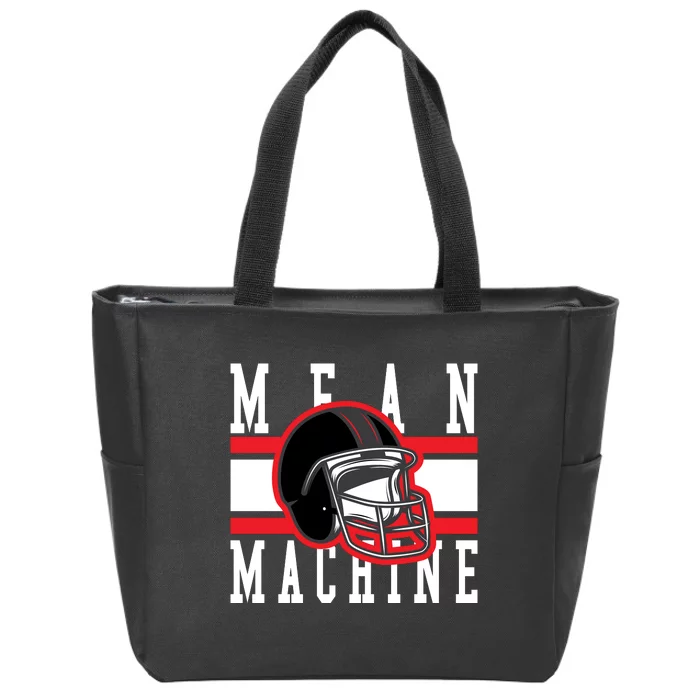 Mean Machine Fictional Football Zip Tote Bag