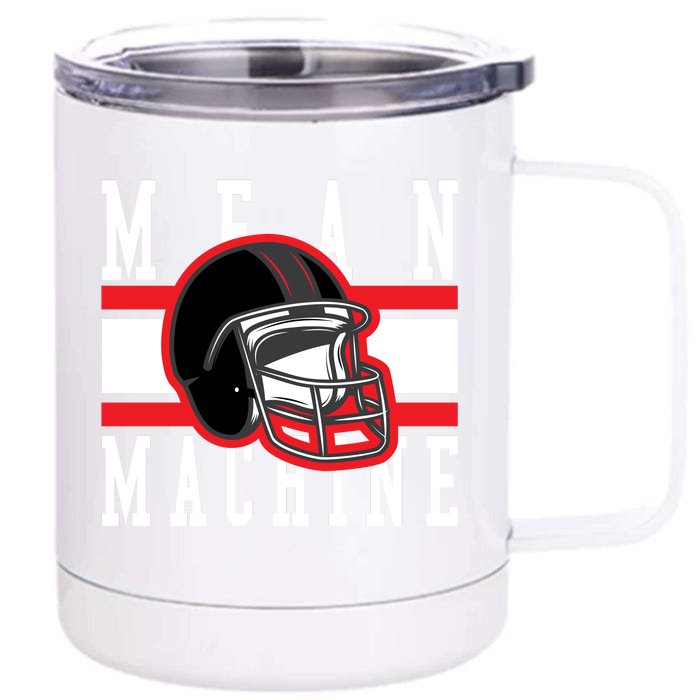 Mean Machine Fictional Football Front & Back 12oz Stainless Steel Tumbler Cup