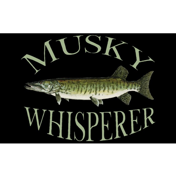 Musky Muskellunge Fish Illustration Art Fishing Angler Gear Bumper Sticker