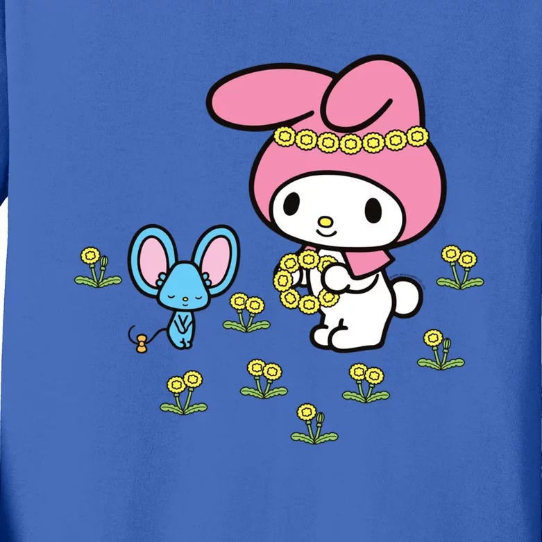 My Melody Flower Crown Meaningful Gift Kids Long Sleeve Shirt