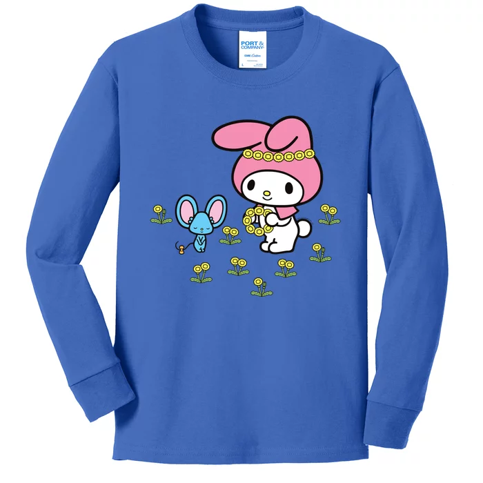 My Melody Flower Crown Meaningful Gift Kids Long Sleeve Shirt