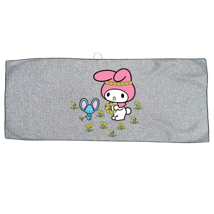 My Melody Flower Crown Meaningful Gift Large Microfiber Waffle Golf Towel