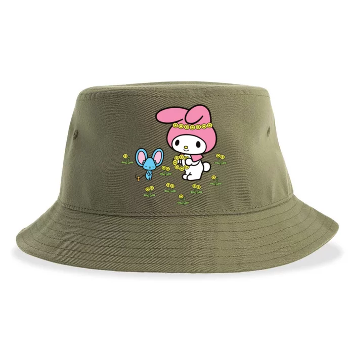 My Melody Flower Crown Meaningful Gift Sustainable Bucket Hat