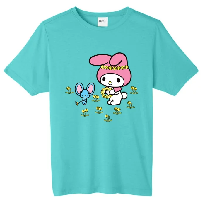 My Melody Flower Crown Meaningful Gift ChromaSoft Performance T-Shirt