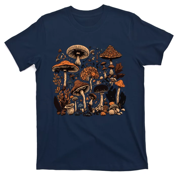 Mushroom Mycology Fungi Foraging Mushroom Whisperer T-Shirt