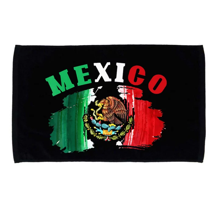 Mexico Mexican Flag Pride Eagle Red Green And White Microfiber Hand Towel