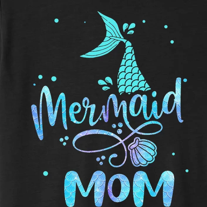 Mermaid Mom Funny  Family Matching Party Squad ChromaSoft Performance T-Shirt