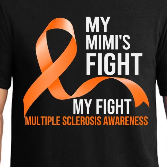 My Mimi's Fight My Fight Multiple Sclerosis Ms Warrior Cute Gift Pajama Set