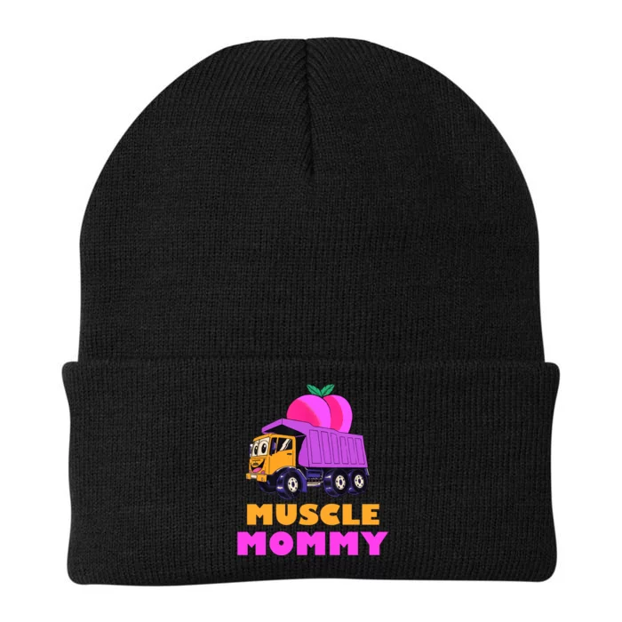 Muscle Mommy Funny Dumptruck Knit Cap Winter Beanie