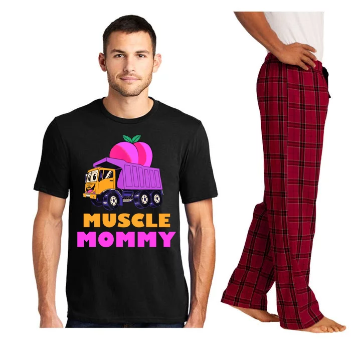 Muscle Mommy Funny Dumptruck Pajama Set