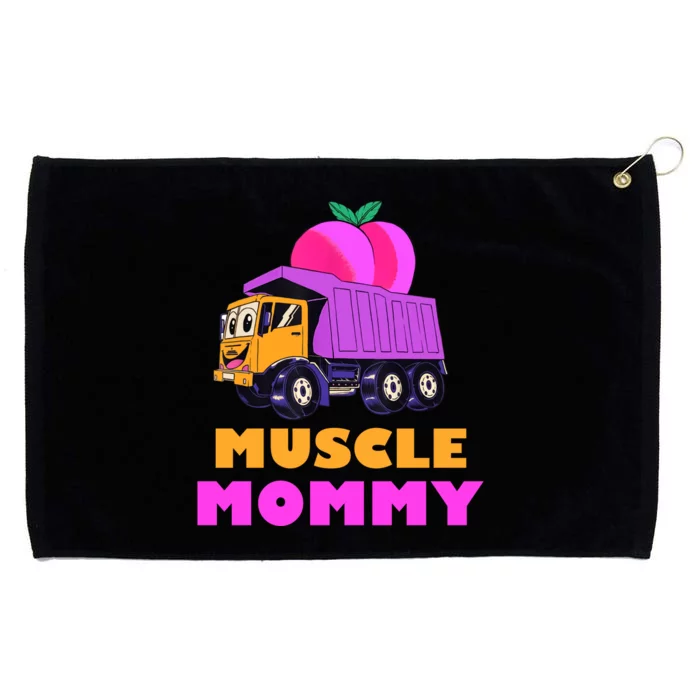 Muscle Mommy Funny Dumptruck Grommeted Golf Towel