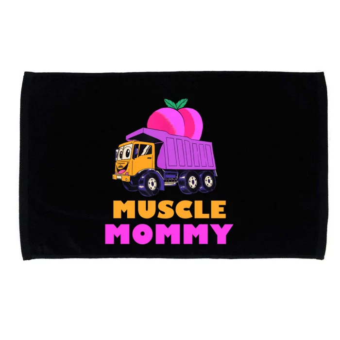 Muscle Mommy Funny Dumptruck Microfiber Hand Towel