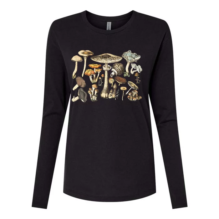 Mushroom Mycology Fungi Foraging Mushroom Whisperer Womens Cotton Relaxed Long Sleeve T-Shirt