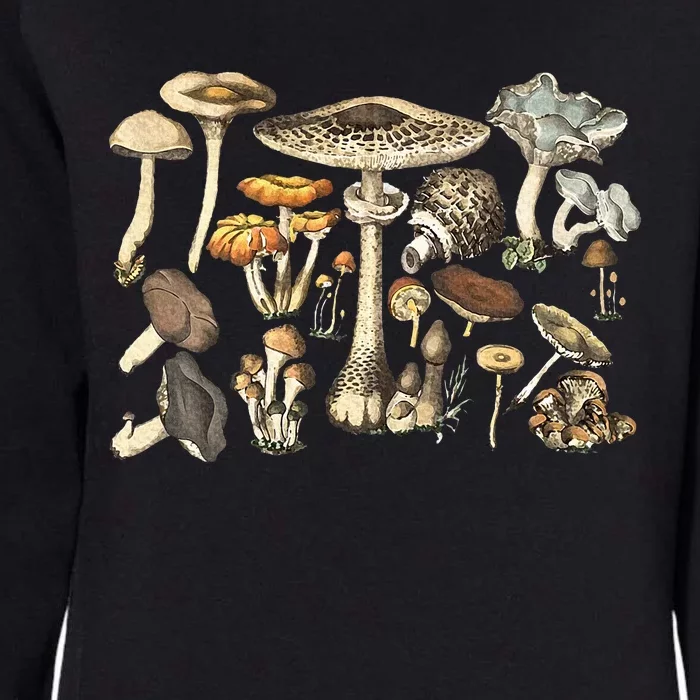 Mushroom Mycology Fungi Foraging Mushroom Whisperer Womens California Wash Sweatshirt