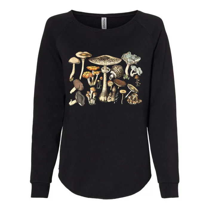 Mushroom Mycology Fungi Foraging Mushroom Whisperer Womens California Wash Sweatshirt