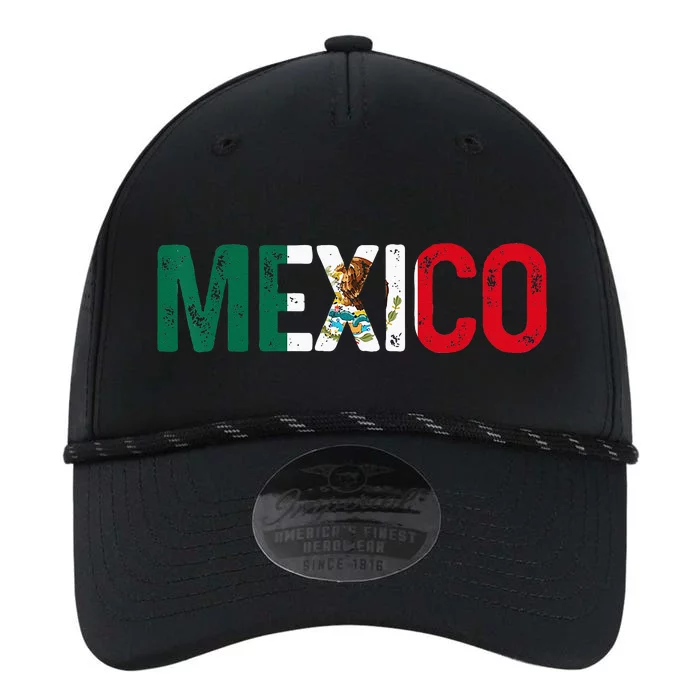 Mexico Mexican Flag Vintage Pride Performance The Dyno Cap