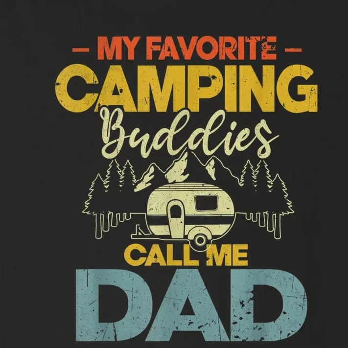 Men My Favorite Camping Buddies Call Me Dad Fathers Day Funny Toddler Long Sleeve Shirt