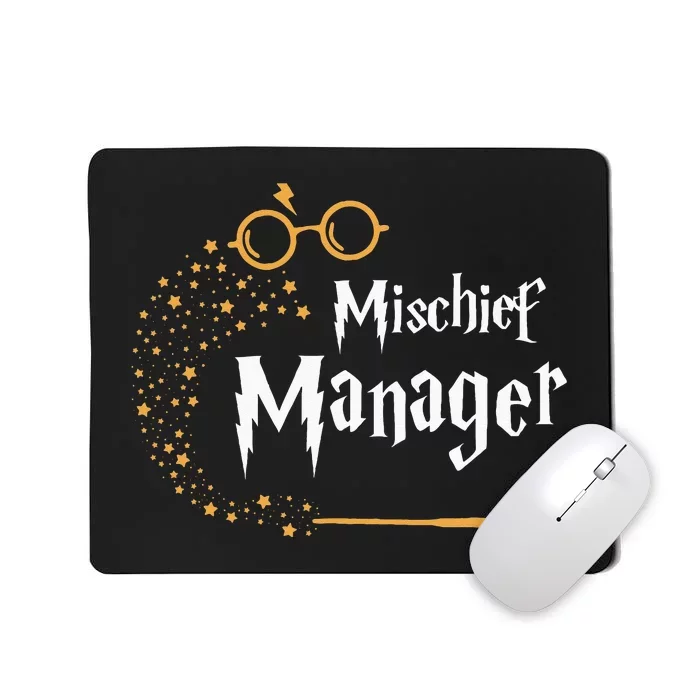 Mischief Manager Family Mischief Matching Halloween Mousepad