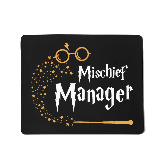 Mischief Manager Family Mischief Matching Halloween Mousepad