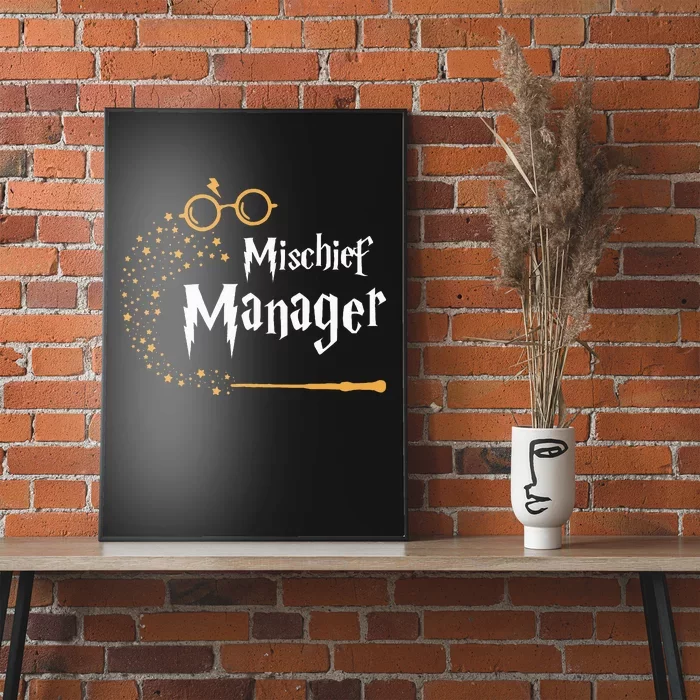 Mischief Manager Family Mischief Matching Halloween Poster