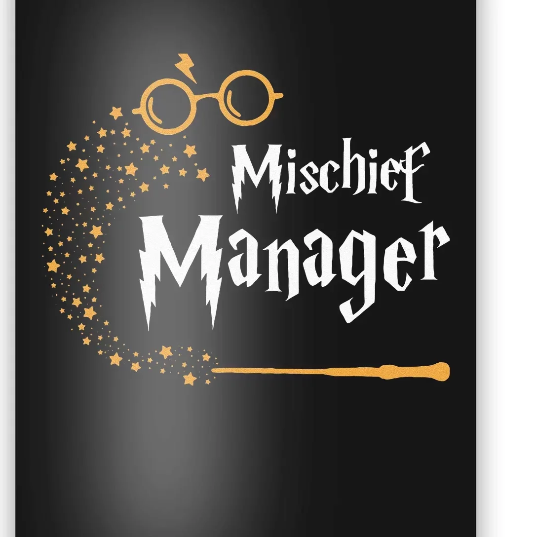 Mischief Manager Family Mischief Matching Halloween Poster