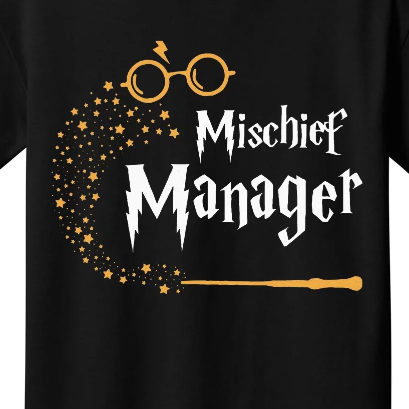 Mischief Manager Family Mischief Matching Halloween Kids T-Shirt