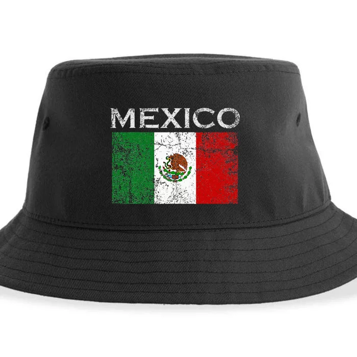 Mexico Mexican Flag Pride Sustainable Bucket Hat