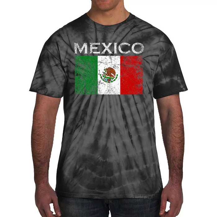 Mexico Mexican Flag Pride Tie-Dye T-Shirt