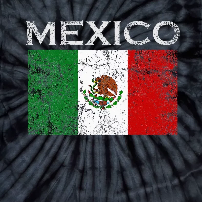 Mexico Mexican Flag Pride Tie-Dye T-Shirt