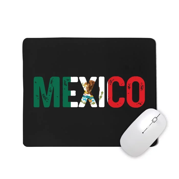 Mexico Mexican Flag Vintage Pride Mousepad