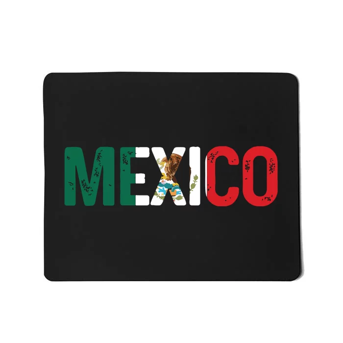 Mexico Mexican Flag Vintage Pride Mousepad