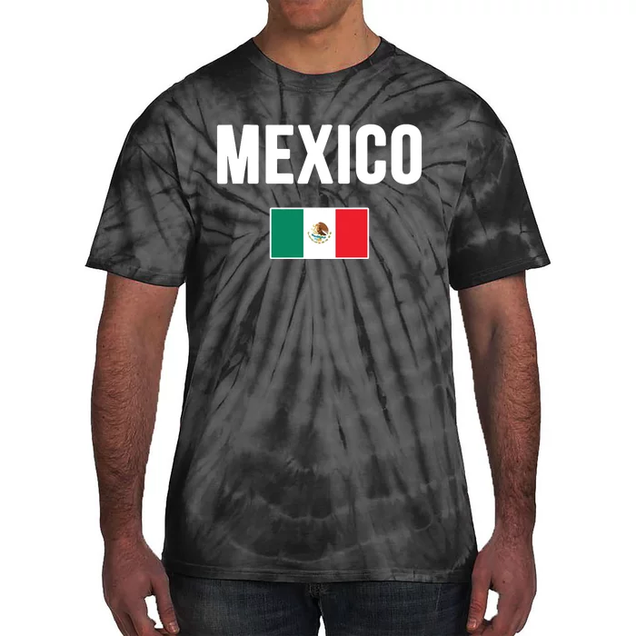 Mexico Mexican Flag Tie-Dye T-Shirt