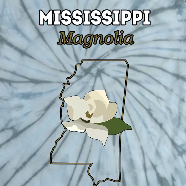 Mississippi Magnolia Flower Gift Tie-Dye T-Shirt