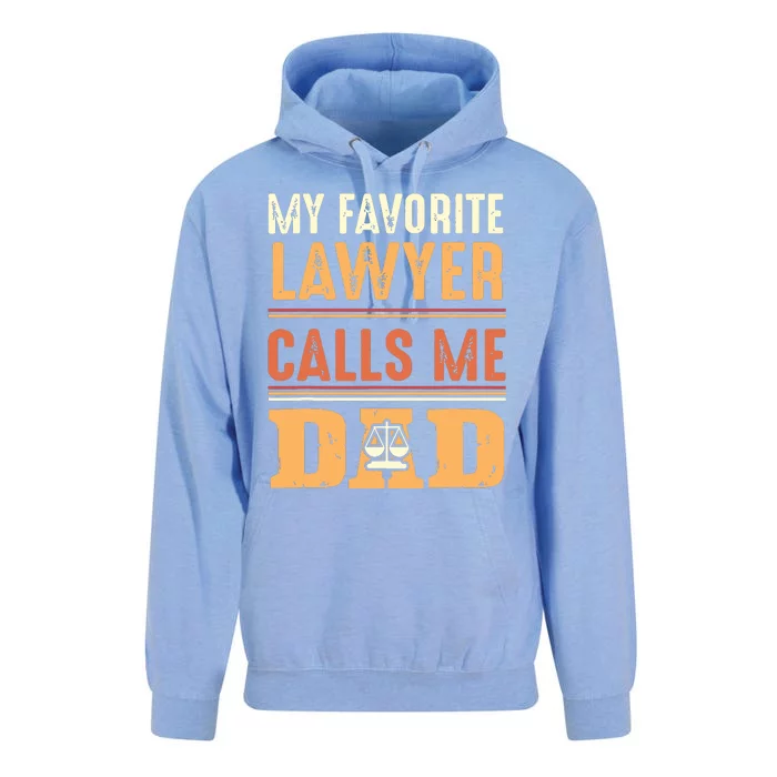 Men My Favorite Lawyer Calls Me Dad Best Fathers Day Gift Unisex Surf Hoodie